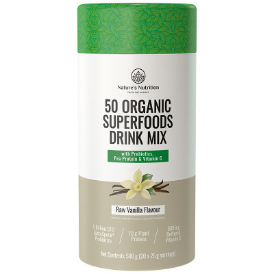 Nature's Nutrition Super Greens & Reds & Protein Vanilla