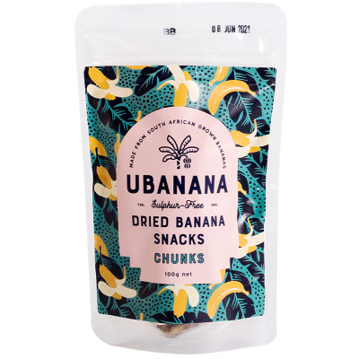 uBanana Dried Banana Chunks