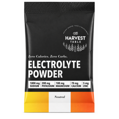 The Harvest Table Electrolyte Powder - Neutral 4.4g Single Sachet