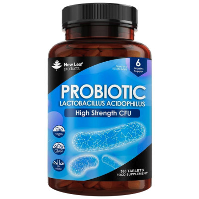 New Leaf High Strength CFU Probiotic 6 Month Supply