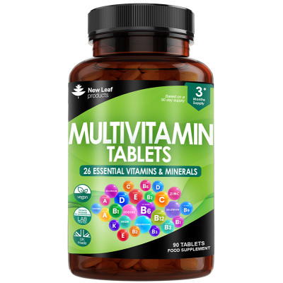 New Leaf Multivitamin Plus Iron High Strength Tablets