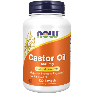 Now Foods Castor Oil 650mg