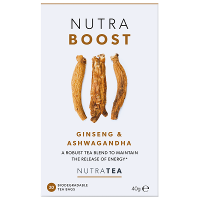 NutraBoost Fatigue & Mental Tea - Ginseng & Ashwagandha