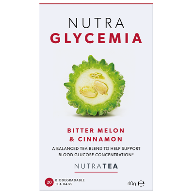 NutratGlycemia Blood Sugar support Tea - Bitter Melon & Cinnamon