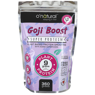 O'Natural Goji Boost Protein Smoothie Mix - 360g