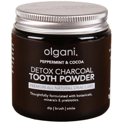 Olgani Toothpaste Powder - Charcoal & Cocoa