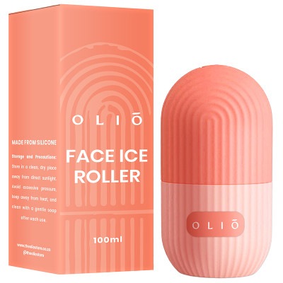 Olio Ice Facial Roller Pink