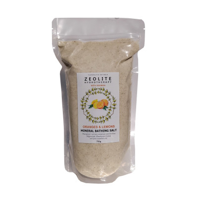Zeolite Mineral Soaking Salts - Rooibos Oranges & Lemons