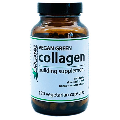 Organic Health Solutions Vegan Green Collagen Building Supplement - 120 Vegecaps