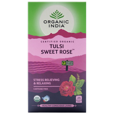 Organic India Tulsi Sweet Rose Tea