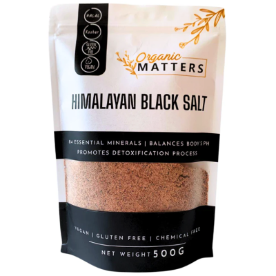 Organic Matters Himalayan Black Salt