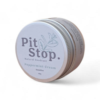 Pitstop Deodorant Peppermint Cream - Sensitive
