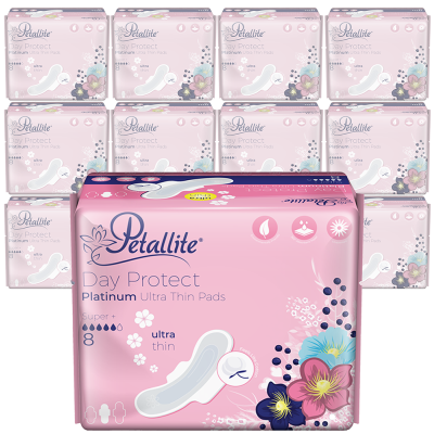 Petallite Platinum Day Pads x 12
