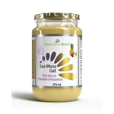 Neogenesis Sea Moss Gel - 100% Natural Pineapple & Passionfruit 
