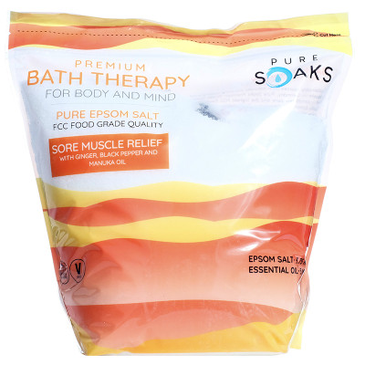 Pure Soaks Bath Therapy Salts - Sore Muscle Relief 3.75kg