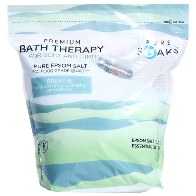 Pure Soaks Bath Therapy Salts - Breathe 3.75kg