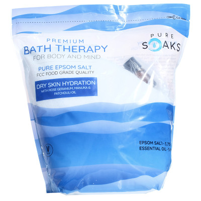Pure Soaks Bath Therapy Salts - Dry Skin Hydration 3.75kg