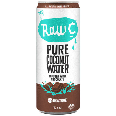 Raw C Chocolate infused natural Coconut Water 