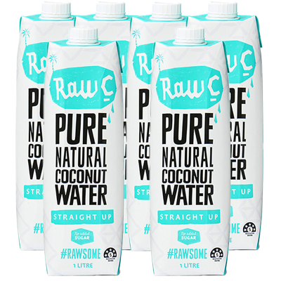 Raw C Coconut Water 1L x 6
