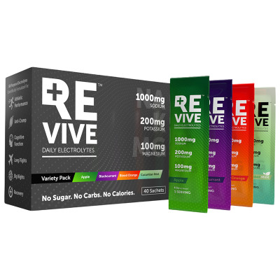 REVIVE Daily Electrolytes - Variety Mix 2 - 40 Sachets