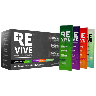 REVIVE Daily Electrolytes - Variety Mix 2 - 20 Sachets