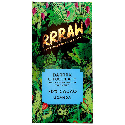 Rrraw Darrrk Chocolate - 70% Uganda