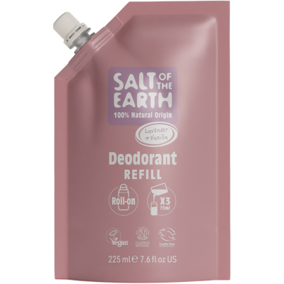 Salt of the Earth Lavender & Vanilla Roll-on Refill Deo Pouch
