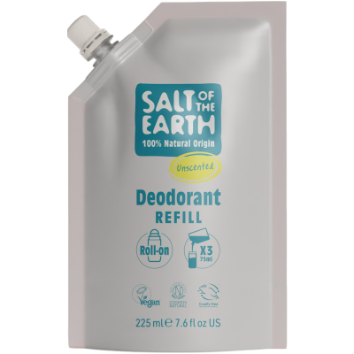 Salt of the Earth Unsented Roll-on Refill Deo Pouch