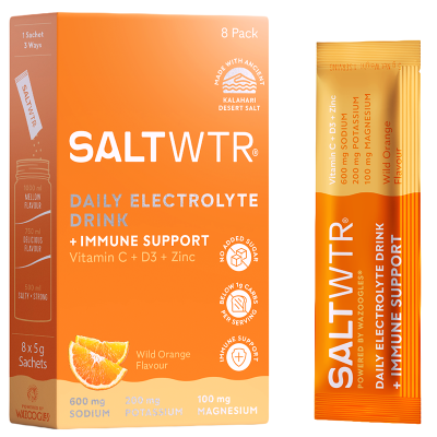 SaltWTR Wild Orange - Sugar-free Electrolytes - Immune Support  Hydration