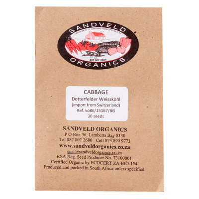 Sandveld Seeds Cabbage Dotterfelder