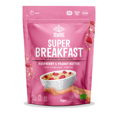 ISWARI Super Breakfast - Raspberry & Peanut Butter