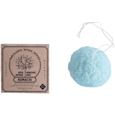 Setamono Japan Made 100% Organic Konjac Sponge - Wild Mint