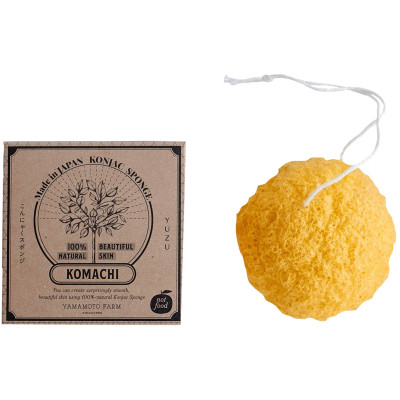 Setamono Japan Made 100% Organic Konjac Sponge - Yuzu