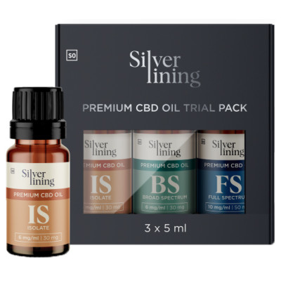 Silver Lining CBD Oil Trial Pack