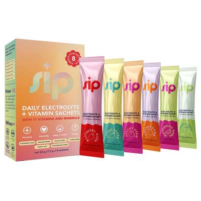 Sip Daily Electrolyte & Vitamin Sachets - Variety 8 Pack