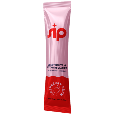 Sip Daily Electrolyte & Vitamin Single Sachet - Raspberry Rush