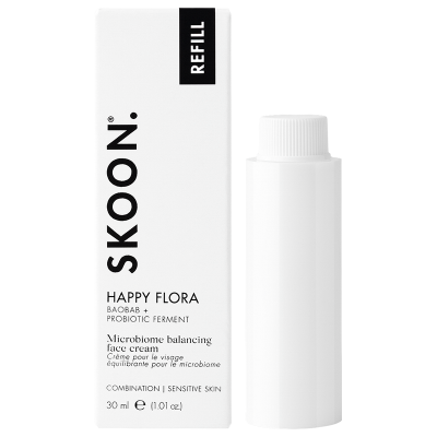 SKOON. HAPPY FLORA Microbiome Balancing Face Cream - 30ml Refill