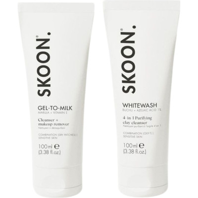 SKOON. DOUBLE CLEANSE Duo – Face Cleanser Pack