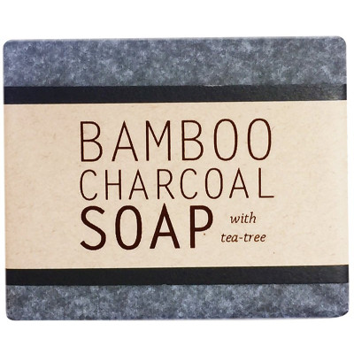 Kalyan Bamboo Charcoal Soap with Tea Tree