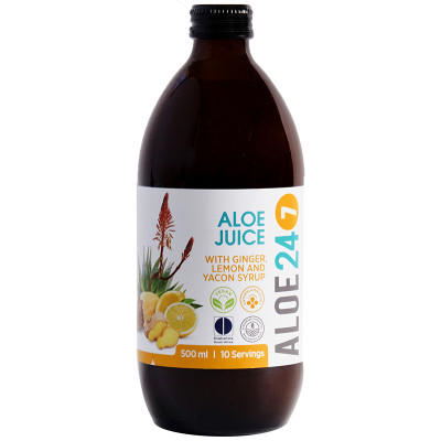 Aloe 24/7 Juice Ginger, Lemon & Yacon Syrup