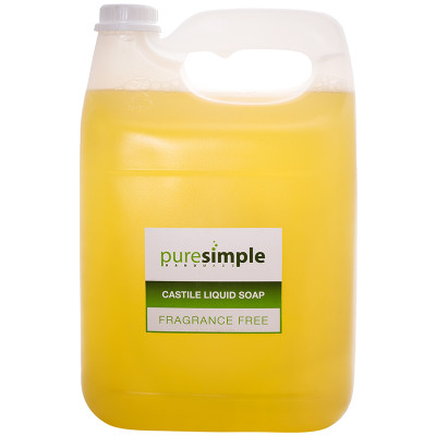 Pure Simple Castile Liquid Soap, 5L