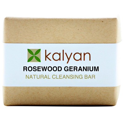 Kalyan Rosewood Geranium Natural Cleansing Bar