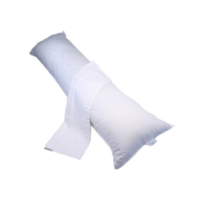 Bodypillow Medi-Line - Hollow Fibre with 100% Cotton Pillowcase, White