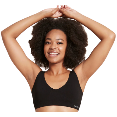 Boody Bamboo Shaper Crop Bra - Black