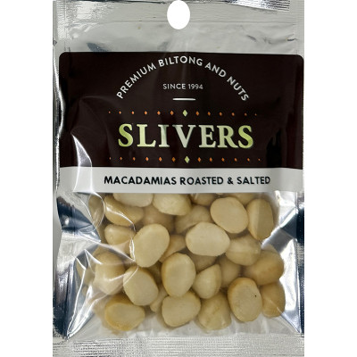 Slivers Macadamias - Roated & Salted