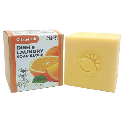 Soap n Things Dish & Laundry Soap Block - Citrus