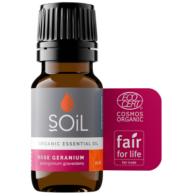 SOiL Rose Geranium Essential Oil