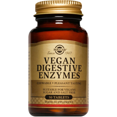 Solgar Vegan Digestive Enzymes - 50 Tablets