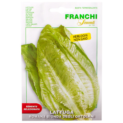 Franchi Sementi Romana Bionda Degli Ortolani Lettuce
