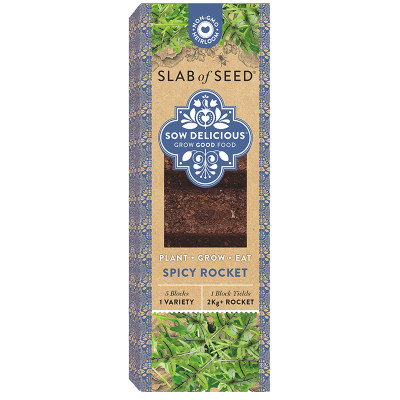 Sow Delicious Slab of Seed - Spicy Rocket